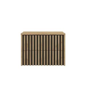 Kúpeľňová skrinka s krycou doskou SAT Delano 80x56x45 cm dub mat DELANO80ZDCDE DELANO80ZDCDE vyobraziť
