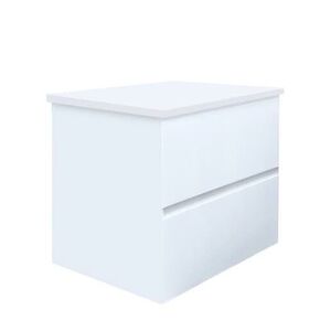 Kúpeľňová skrinka s krycou doskou SAT B-Way 59x50x45 cm biela lesk BWAY260WDESK BWAY260WDESK vyobraziť
