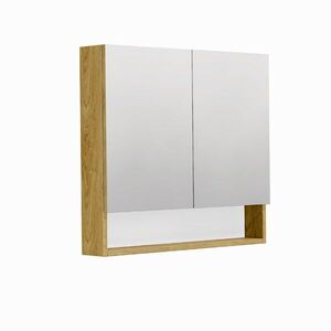 Zrkadlová skrinka SAT Cubeway 80x14x72 cm lamino dub hickory GALCU80DH GALCU80DH vyobraziť