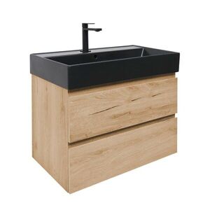 Kúpeľňová skrinka 2 zásuvková s umývadlom SAT B-Way 79x50x45 cm dub mat BWAY280OAKU2B2B BWAY280OAKU2B2B vyobraziť