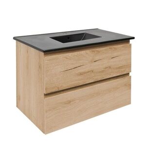 Kúpeľňová skrinka 2 zásuvková s umývadlom SAT B-Way 79x50x45 cm dub mat BWAY280OAKU4B BWAY280OAKU4B vyobraziť