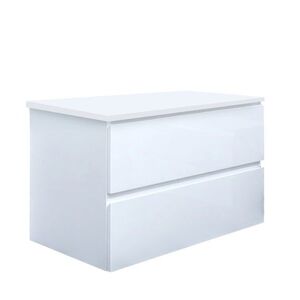Kúpeľňová skrinka s krycou doskou SAT B-Way 79x50x45 cm biela lesk BWAY280WDESK BWAY280WDESK vyobraziť