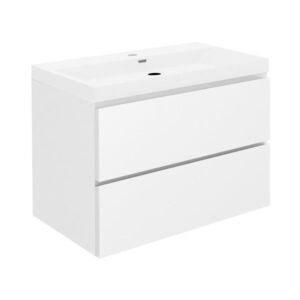 Kúpeľňová skrinka s umývadlom SAT B-Way 79x50x45 cm biela lesk BWAY280WU4 BWAY280WU4 vyobraziť