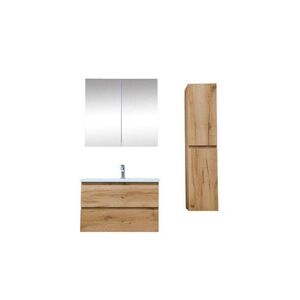 Kúpeľňová skrinka s umývadlom SAT B-Way 79x50x45 cm dub mat KSETBWAY22 KSETBWAY22 vyobraziť