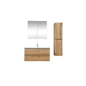 Kúpeľňová skrinka s umývadlom SAT B-Way 99x50x45 cm dub mat KSETBWAY23 KSETBWAY23 vyobraziť