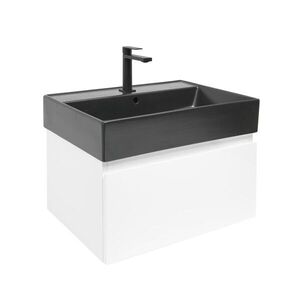 Kúpeľňová skrinka s umývadlom SAT B-WAY 59x30x45 cm biela lesk BWAY60WU2BB BWAY60WU2BB vyobraziť
