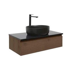 Kúpeľňová skrinka s umývadlom SAT B-Way 79x30x45 cm orech mat BWAY80NUTZUB BWAY80NUTZUB vyobraziť
