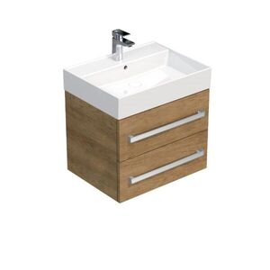 Kúpeľňová skrinka s umývadlom SAT Cube Way 60x47, 5x46 cm dub Hickory CUBE46602DHSAT CUBE46602DHSAT vyobraziť