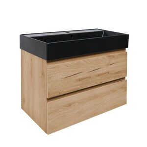 Kúpeľňová skrinka s umývadlom SAT B-Way 79x50x45 cm dub mat BWAY80OAKU4B BWAY80OAKU4B vyobraziť