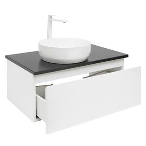 Kúpeľňová skrinka s krycou doskou SAT B-WAY 79x30x45 cm biela lesk BWAY80WTKUB BWAY80WTKUB vyobraziť