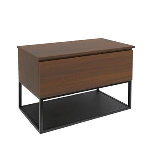 Kúpeľňová skrinka s krycou doskou SAT B-Way 99x57x45 cm orech mat BWAY100NUTDF BWAY100NUTDF vyobraziť