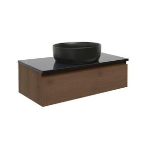 Kúpeľňová skrinka s technickým kameňom SAT B-Way 99x30x45 cm orech mat BWAY100NUTTK BWAY100NUTTK vyobraziť
