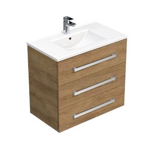 Kúpeľňová skrinka s umývadlom SAT Cube Way 80x76, 5x46 cm dub Hickory CUBE46803DHMOD CUBE46803DHMOD vyobraziť