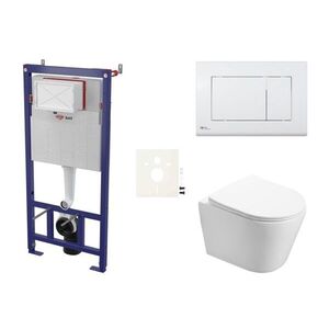 Závěsný WC set do lehkých stěn / předstěnová SAT Infinitio SIKOSSIN20K SIKOSSIN20K vyobraziť