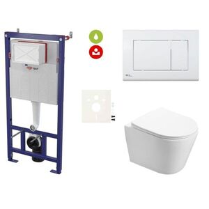 Závěsný WC set do lehkých stěn / předstěnová SAT Infinitio SIKOSSIN20KECO SIKOSSIN20KECO vyobraziť