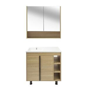 Kúpeľňová zostava s umývadlom Naturel Lucca 79x70x45 cm dub mat LUCCASET80D LUCCASET80D vyobraziť