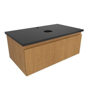 Kúpeľňová skrinka s krycou doskou SAT Evolution 78x30x44, 5 cm dub medový mat SATEVO80DMZ SATEVO80DMZ vyobraziť