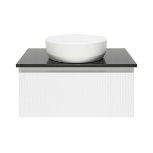 Kúpeľňová skrinka so žulovou doskou SAT Evolution 78x30x44, 8 cm biela mat SATEVO80WMZ SATEVO80WMZ vyobraziť