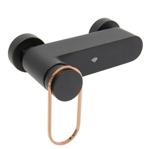 Sprchová batéria SAT Fusion bez sprchového setu 150 mm čierna/bronz SATBSFU268CPCBR SATBSFU268CPCBR vyobraziť