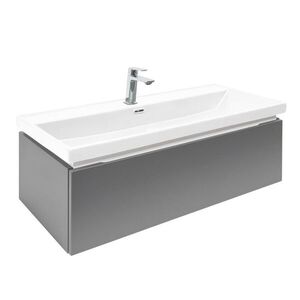 Kúpeľňová skrinka s umývadlom a batériou SAT Feel 100x30x44, 8 cm antracit mat SATFEEL100ANTU4BA SATFEEL100ANTU4BA vyobraziť