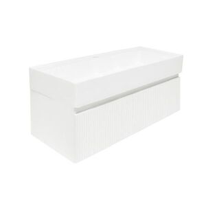 Kúpeľňová skrinka s umývadlom SAT Evolution 98x30x44, 8 cm biela mat SATEVO100WMU2 SATEVO100WMU2 vyobraziť