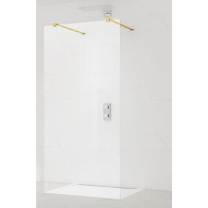 Sprchová zástena Walk-in 100 cm SAT vo farbe profilu zlatá SATBWI100ZAVZ SATBWI100ZAVZ vyobraziť