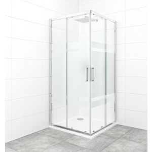 Sprchovací kút štvorec 90x90 cm SAT TEX SATBKTEXQ90CRS SATBKTEXQ90CRS vyobraziť