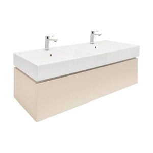 Kúpeľňová skrinka s umývadlom SAT Feel 120x30x46 cm pieskovo béžová mat SATFEEL120BEU2B SATFEEL120BEU2B vyobraziť
