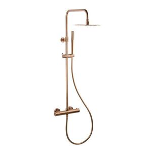 Sprchový systém SAT Aurum s termostatickou batériou brúsený rose gold SATSSTKAURBRG SATSSTKAURBRG vyobraziť