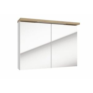 Zrkadlová skrinka Naturel Stilla + LED 80x60 cm biela STILLAE08002 STILLAE08002 vyobraziť