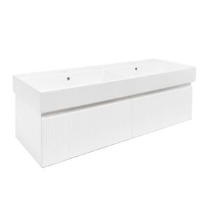 Kúpeľňová skrinka s umývadlom SAT Evolution 118x30x44, 8 cm biela mat SATEVO120WMU2 SATEVO120WMU2 vyobraziť