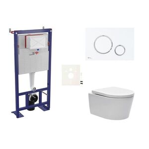 Cenově zvýhodněný závěsný WC set SAT do lehkých stěn / předstěnová montáž + WC SAT Brevis SIKOSSBR76 SIKOSSBR76 vyobraziť