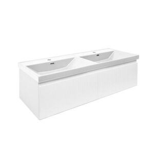 Kúpeľňová skrinka s umývadlom SAT Evolution 118x30x44, 8 cm biela mat SATEVO120WMU4 SATEVO120WMU4 vyobraziť