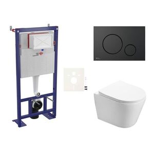 Cenově zvýhodněný závěsný WC set SAT do lehkých stěn / předstěnová montáž + WC SAT Infinitio SIKOSSIN68 SIKOSSIN68 vyobraziť