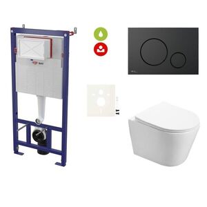 Cenově zvýhodněný závěsný WC set SAT do lehkých stěn / předstěnová montáž + WC SAT Infinitio SIKOSSIN68KECO SIKOSSIN68KECO vyobraziť