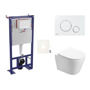Cenově zvýhodněný závěsný WC set SAT do lehkých stěn / předstěnová montáž + WC SAT Infinitio SIKOSSIN70 SIKOSSIN70 vyobraziť