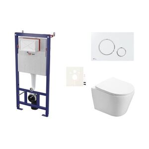 Cenově zvýhodněný závěsný WC set SAT do lehkých stěn / předstěnová montáž + WC SAT Infinitio SIKOSSIN70K SIKOSSIN70K vyobraziť