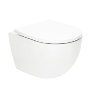 WC s doskou softclose závesné SAT Fusion biele vírové SATFUS010RTORP SATFUS010RTORP vyobraziť