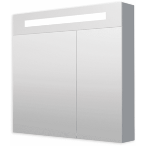 Naturel - Zrkadlová skriňa 80 cm s LED osvetlením, 2 dvere, zásvuka + vypínač, IP44 GALZS80LED GALZS80LED vyobraziť
