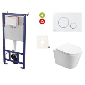 Cenově zvýhodněný závěsný WC set SAT do lehkých stěn / předstěnová montáž + WC SAT Infinitio SIKOSSIN70KECO SIKOSSIN70KECO vyobraziť