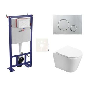Cenově zvýhodněný závěsný WC set SAT do lehkých stěn / předstěnová montáž + WC SAT Infinitio SIKOSSIN71 SIKOSSIN71 vyobraziť
