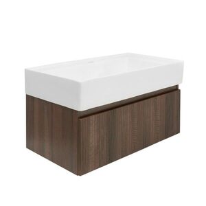 Kúpeľňová skrinka s umývadlom SAT Evolution 78x30x44, 8 cm orech mat SATEVO80NAU2 SATEVO80NAU2 vyobraziť