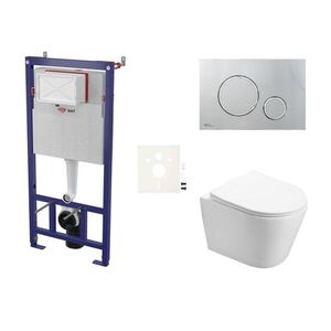Cenově zvýhodněný závěsný WC set SAT do lehkých stěn / předstěnová montáž + WC SAT Infinitio SIKOSSIN71K SIKOSSIN71K vyobraziť