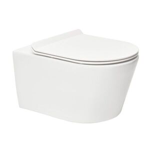 WC závesné SAT Brevis vrátane dosky softclose, zadný odpad SATBRE011RREXP SATBRE011RREXP vyobraziť