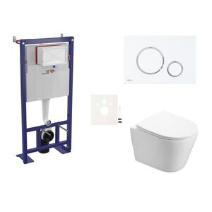 Cenově zvýhodněný závěsný WC set SAT do lehkých stěn / předstěnová montáž + WC SAT Infinitio SIKOSSIN76 SIKOSSIN76 vyobraziť