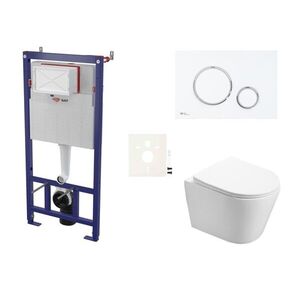 Cenově zvýhodněný závěsný WC set SAT do lehkých stěn / předstěnová montáž + WC SAT Infinitio SIKOSSIN76K SIKOSSIN76K vyobraziť