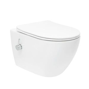 WC s bidetom závesné SAT Fusion vírové vrátane dosky softclose, zadný odpad SATFUS11BFC SATFUS11BFC vyobraziť