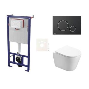 Cenově zvýhodněný závěsný WC set SAT do lehkých stěn / předstěnová montáž + WC SAT Infinitio SIKOSSIN78K SIKOSSIN78K vyobraziť