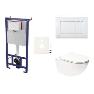 Cenově zvýhodněný závěsný WC set SAT do lehkých stěn / předstěnová montáž + WC SAT Infinitio SIKOSSINF20K SIKOSSINF20K vyobraziť