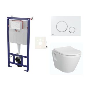 Cenově zvýhodněný závěsný WC set SAT do lehkých stěn / předstěnová montáž + WC VitrA Integra SIKOSSINTRE70K SIKOSSINTRE70K vyobraziť